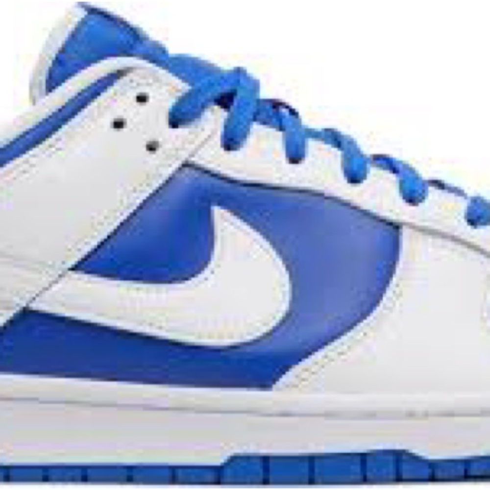 Nike Blue and White Sneakers/ LA DODGERS DUNKS